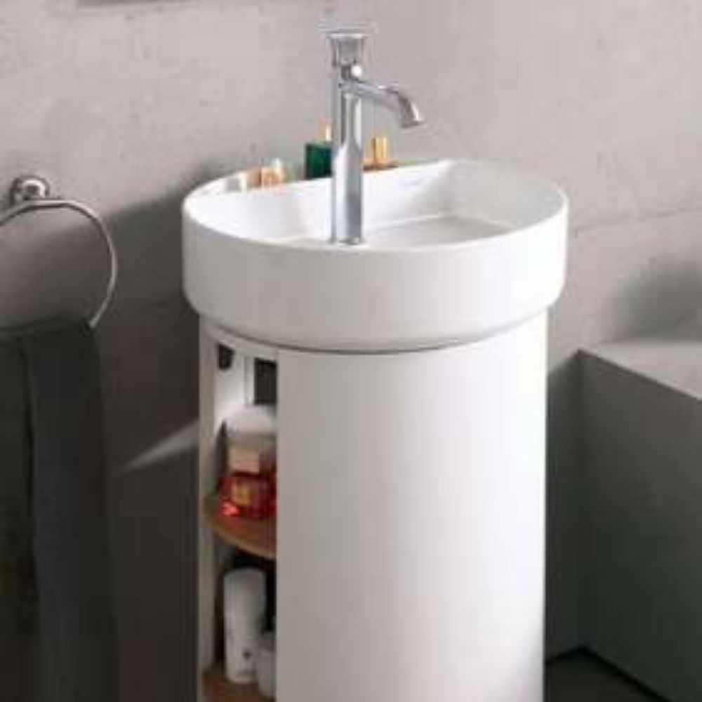 Duravit Bento Starck Box White High Gloss Wash Basin with Vanity